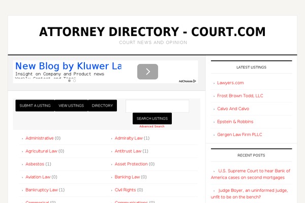 court.com site used Genesis