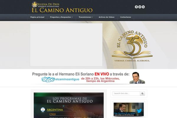elcaminoantiguo.com site used GeneratePress