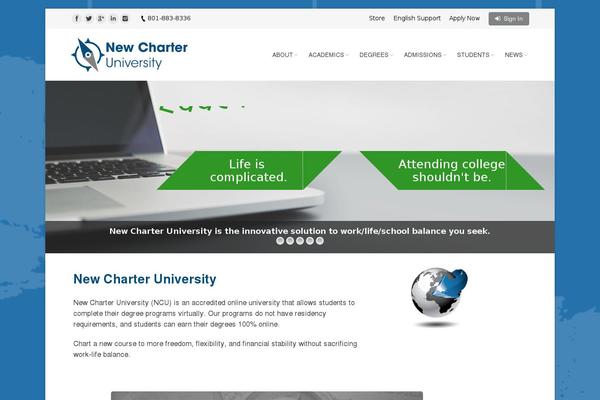 new.edu site used The7