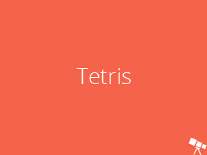Tetris website example screenshot
