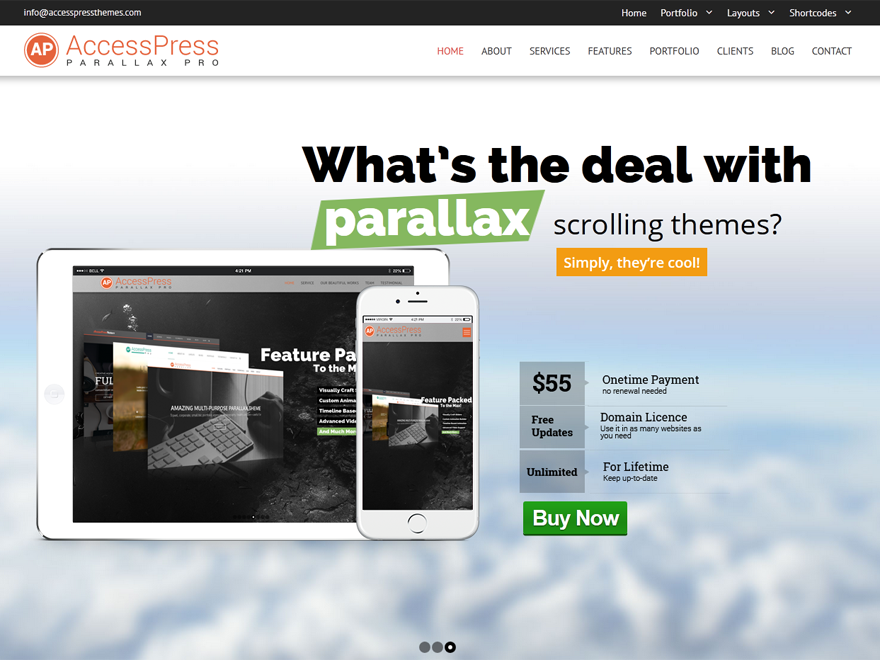accesspress_parallax_pro WordPress theme, websites list used accesspress_parallax_pro theme accesspress_parallax_pro theme websites examples