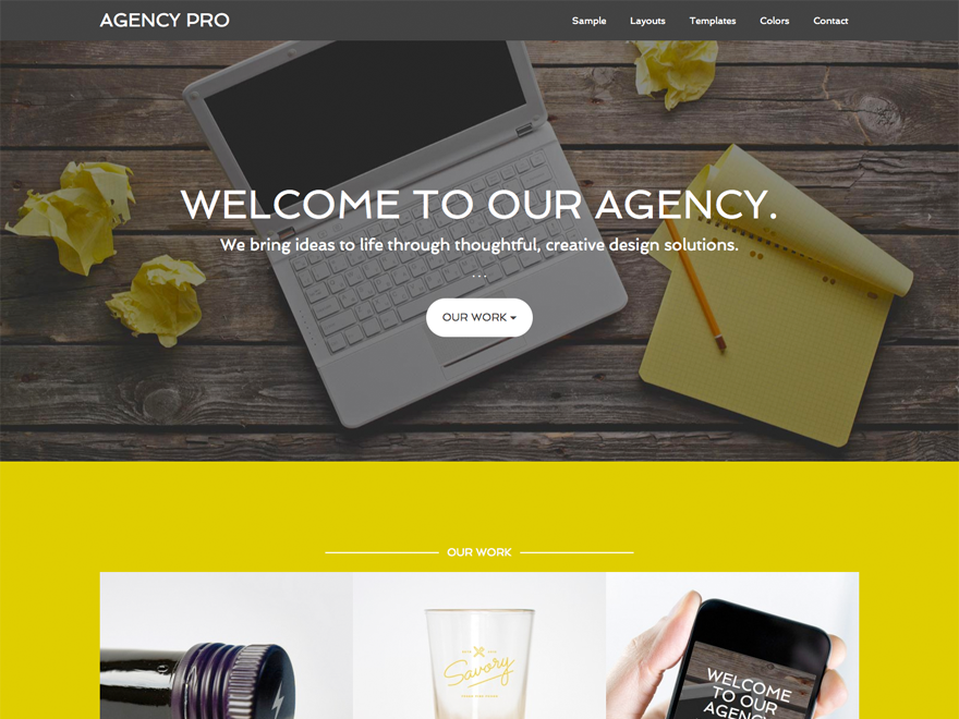 Ardent theme websites examples