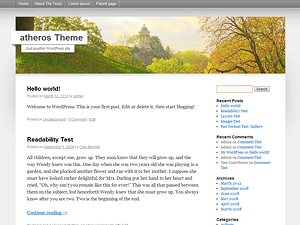 atheros website example screenshot