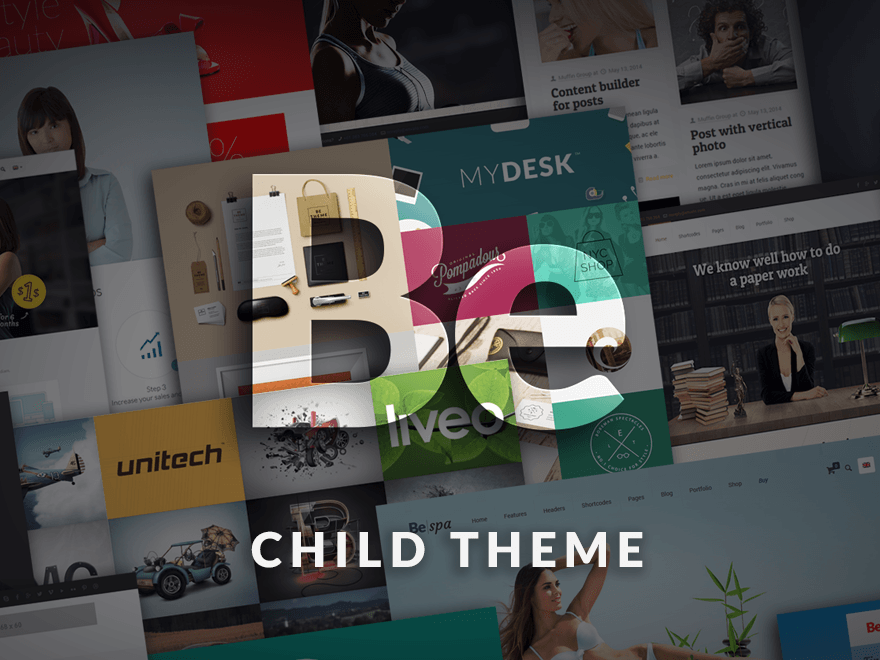 BeTheme Child website example screenshot