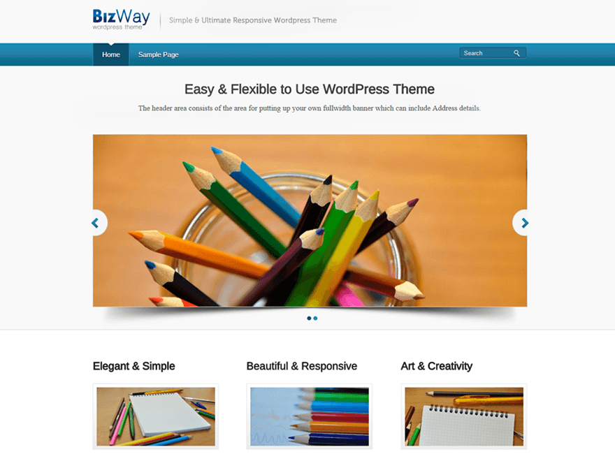 BizWay website example screenshot