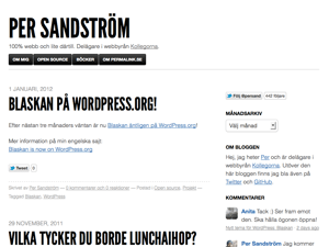 Blaskan website example screenshot
