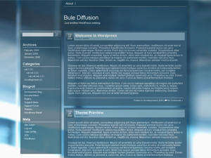 blue-diffusion theme websites examples