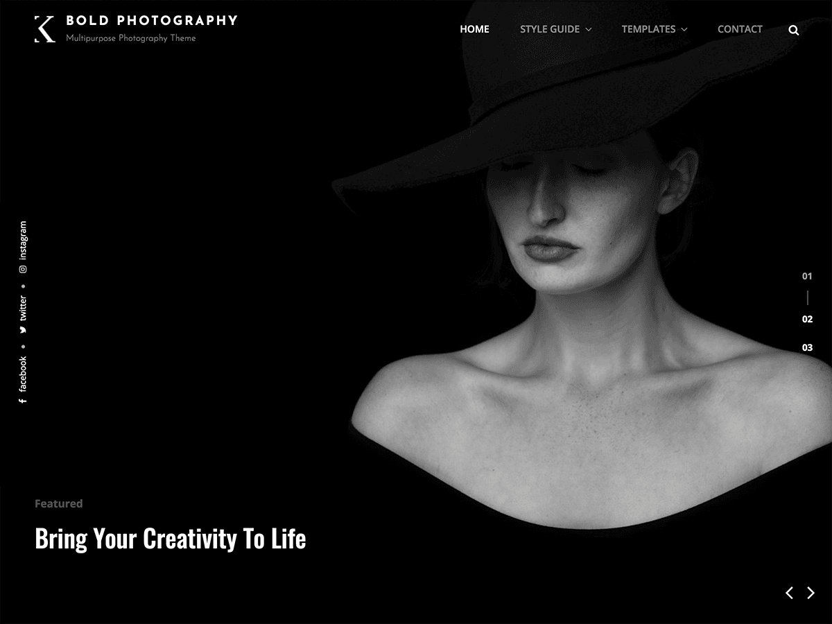bold-photography theme websites examples