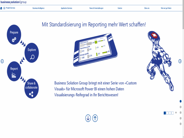 bsg theme websites examples