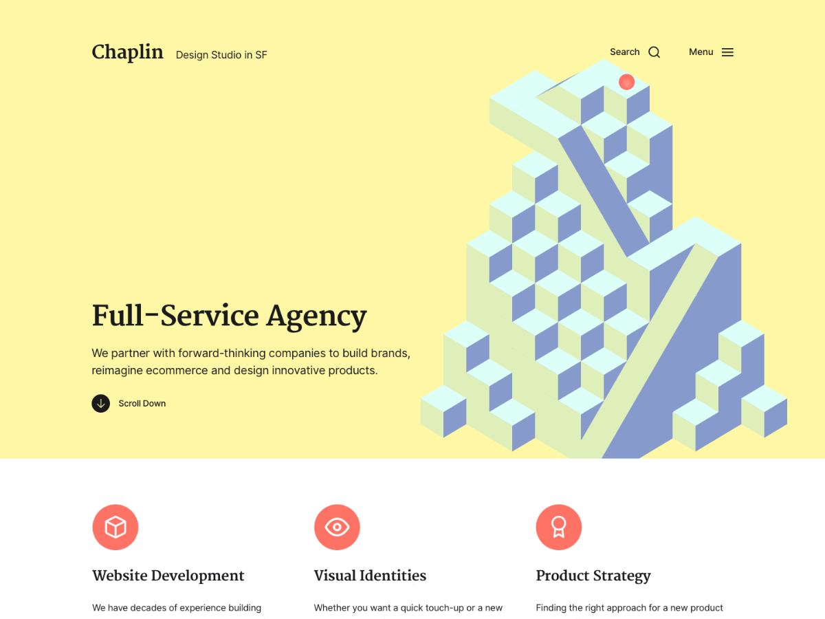 Chaplin website example screenshot