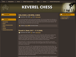 chess theme websites examples