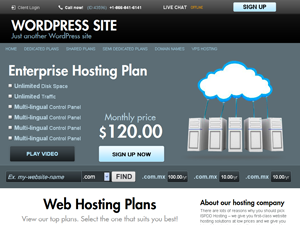 Cloudhost website example screenshot