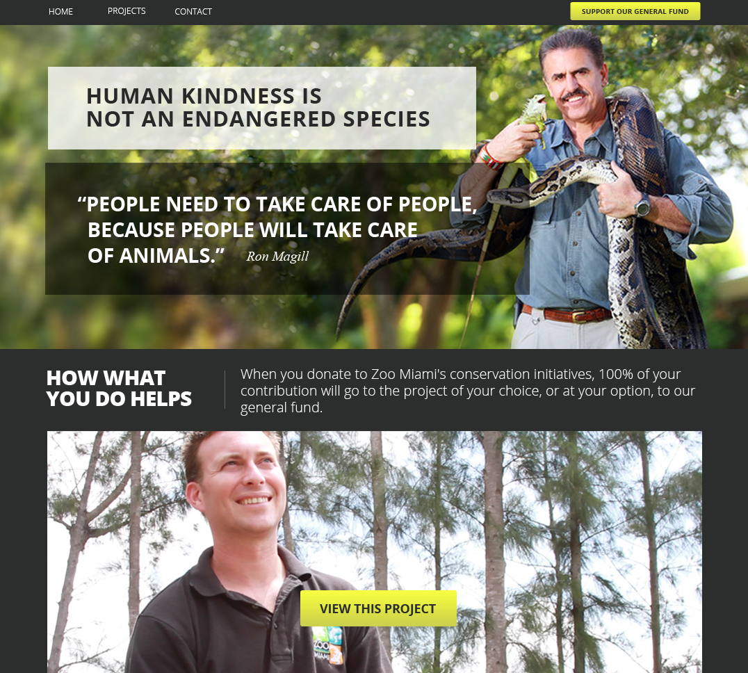 conservation theme websites examples