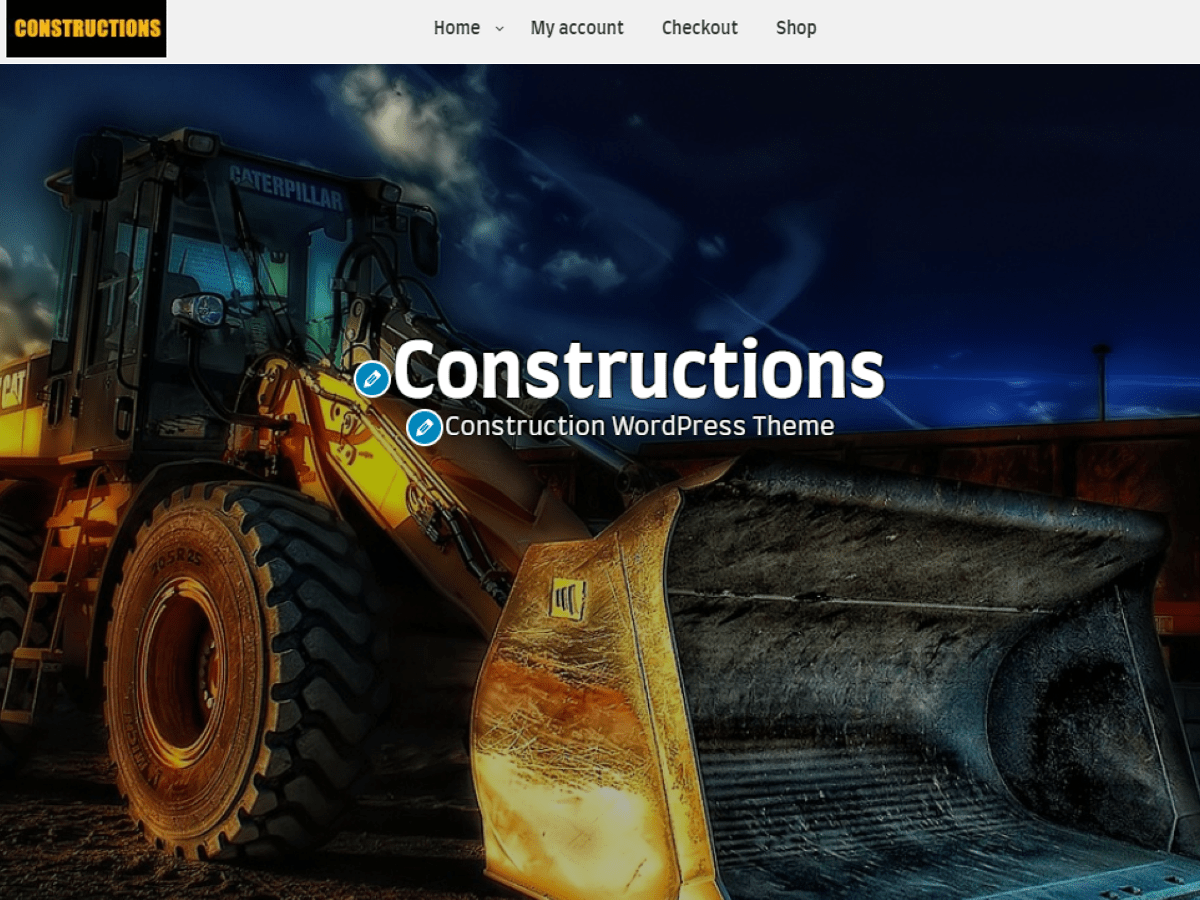 constructions theme websites examples