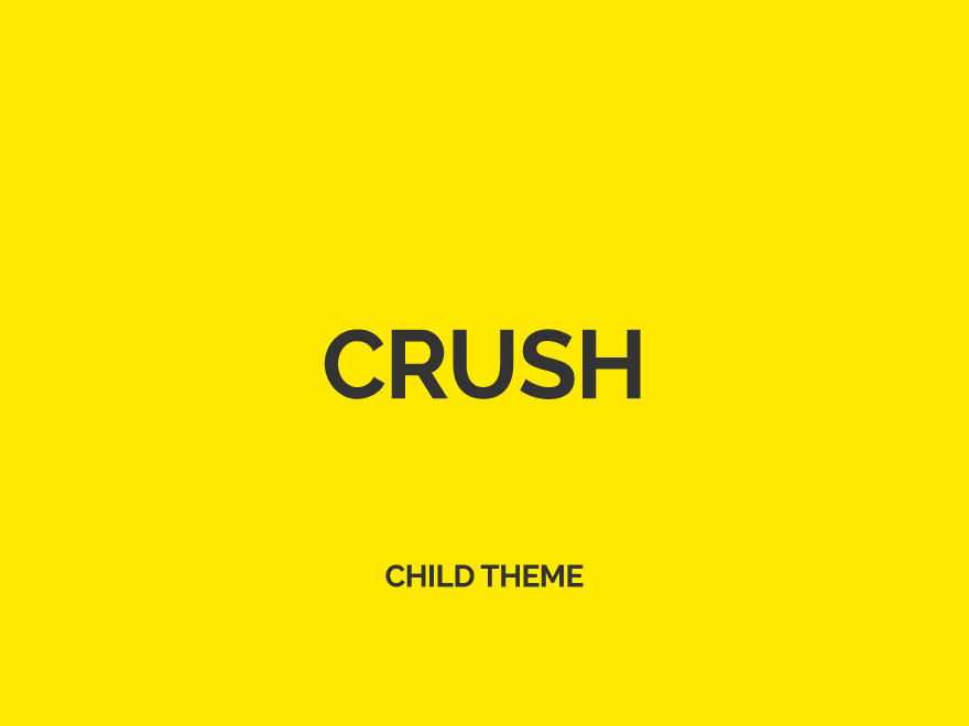 crush-child theme websites examples