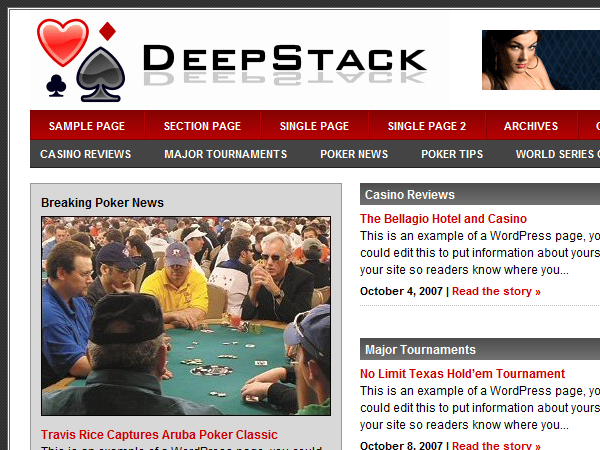 deepstack theme websites examples