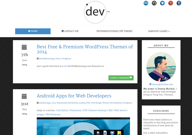 devdmbootstrap3-cleanblog WordPress theme, websites list used devdmbootstrap3-cleanblog theme devdmbootstrap3-cleanblog theme websites examples
