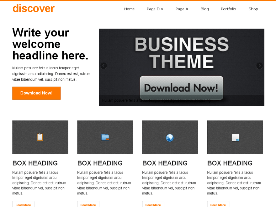 discover website example screenshot