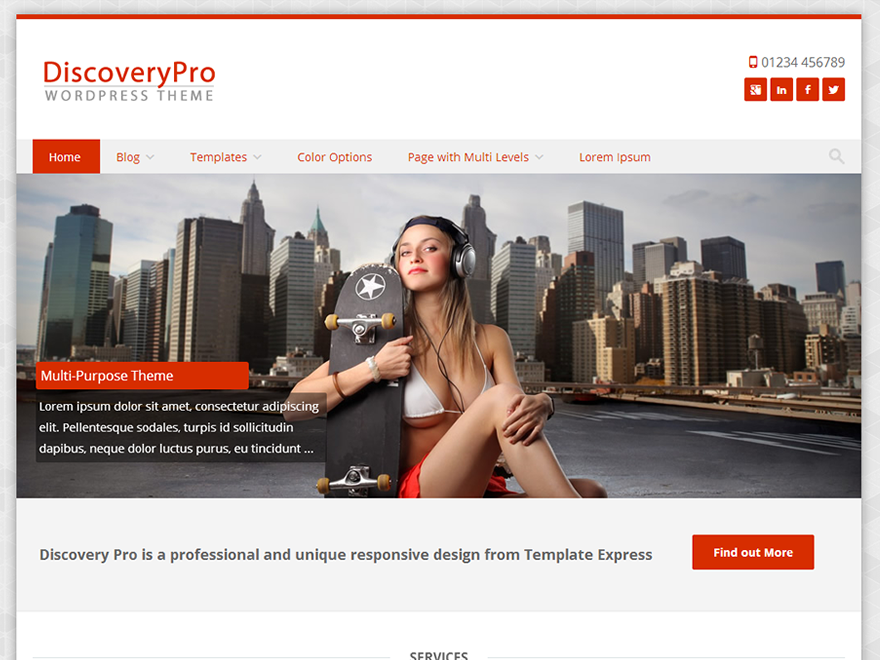 discoverypro theme websites examples