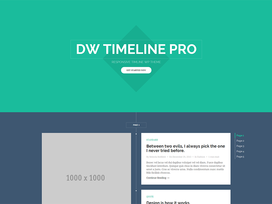 dw-timeline-pro theme websites examples