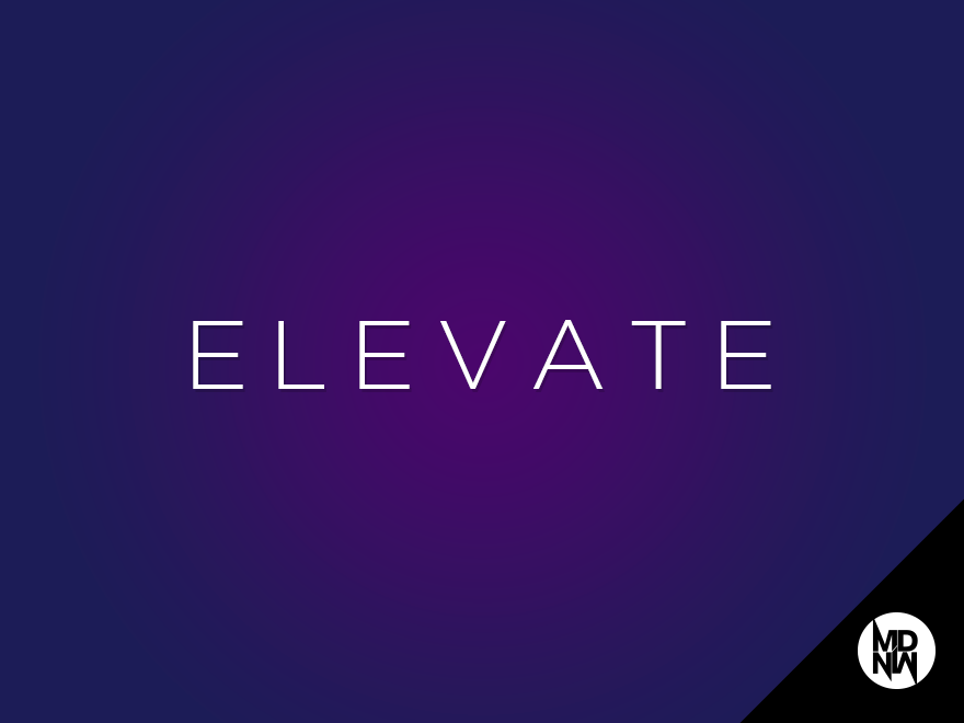 Elevate website example screenshot