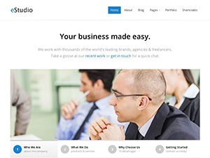 Estudio theme websites examples