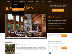 Evergreen theme websites examples