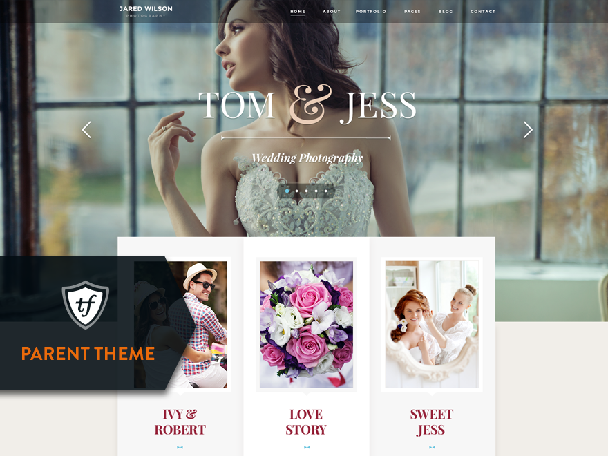 exposure-parent theme websites examples