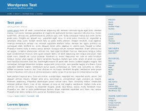 Fluid Blue website example screenshot