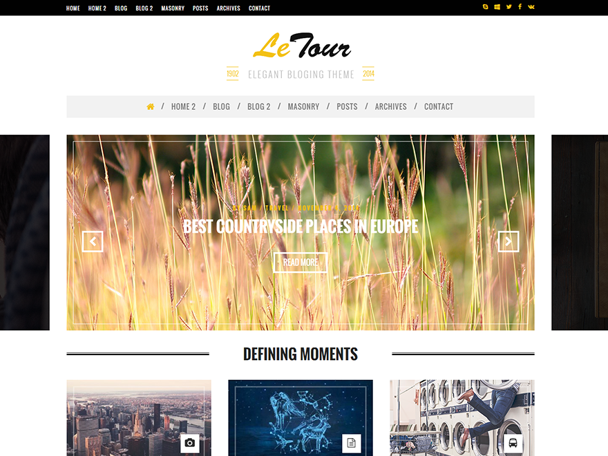 fp_letour theme websites examples