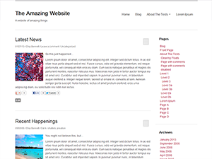 gdminimal theme websites examples