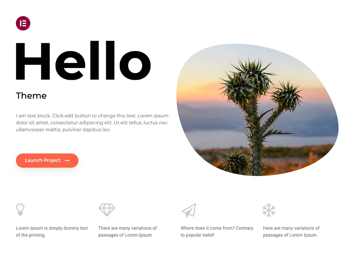 Hello Elementor theme websites examples