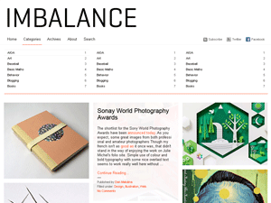Imbalance website example screenshot