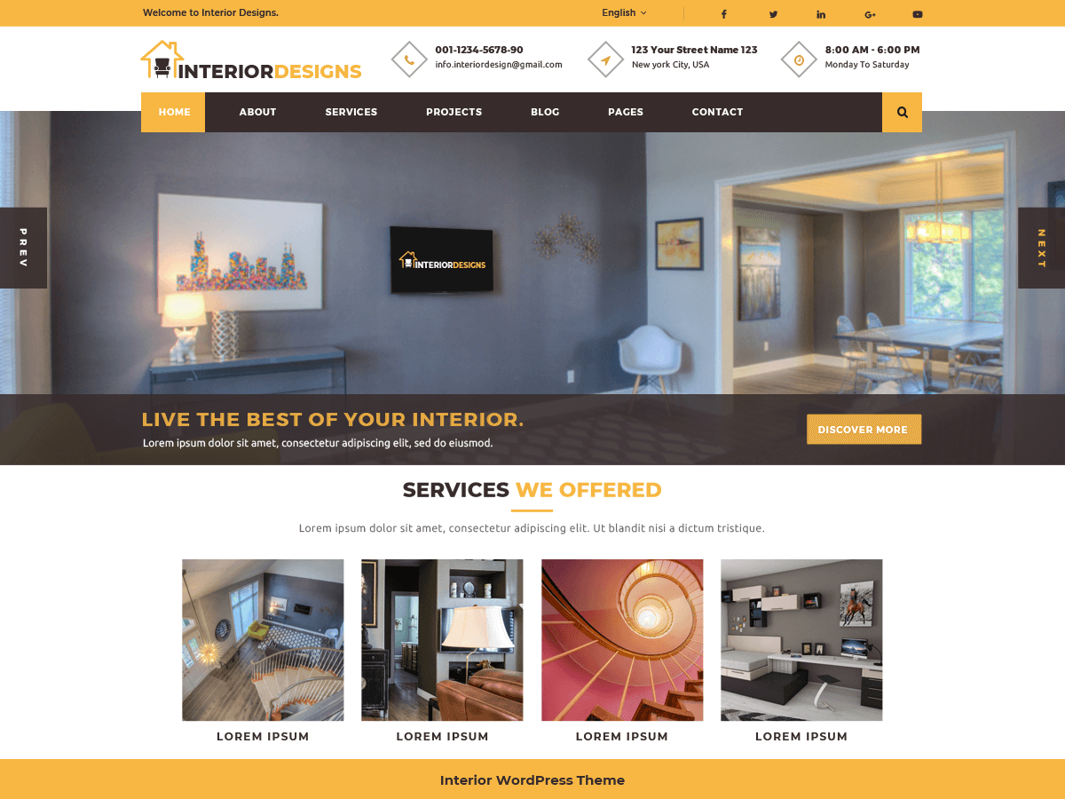 interior-designs theme websites examples