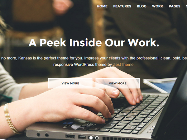 Kansas theme websites examples