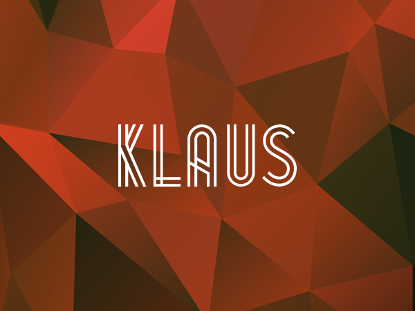 Klaus website example screenshot
