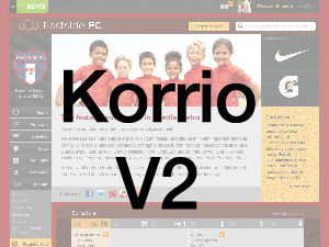 korrio-v2 theme websites examples