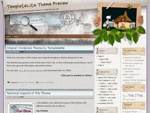 Letter Frame theme websites examples