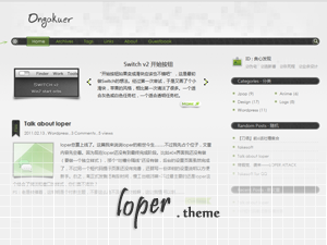 loper1.3 theme websites examples