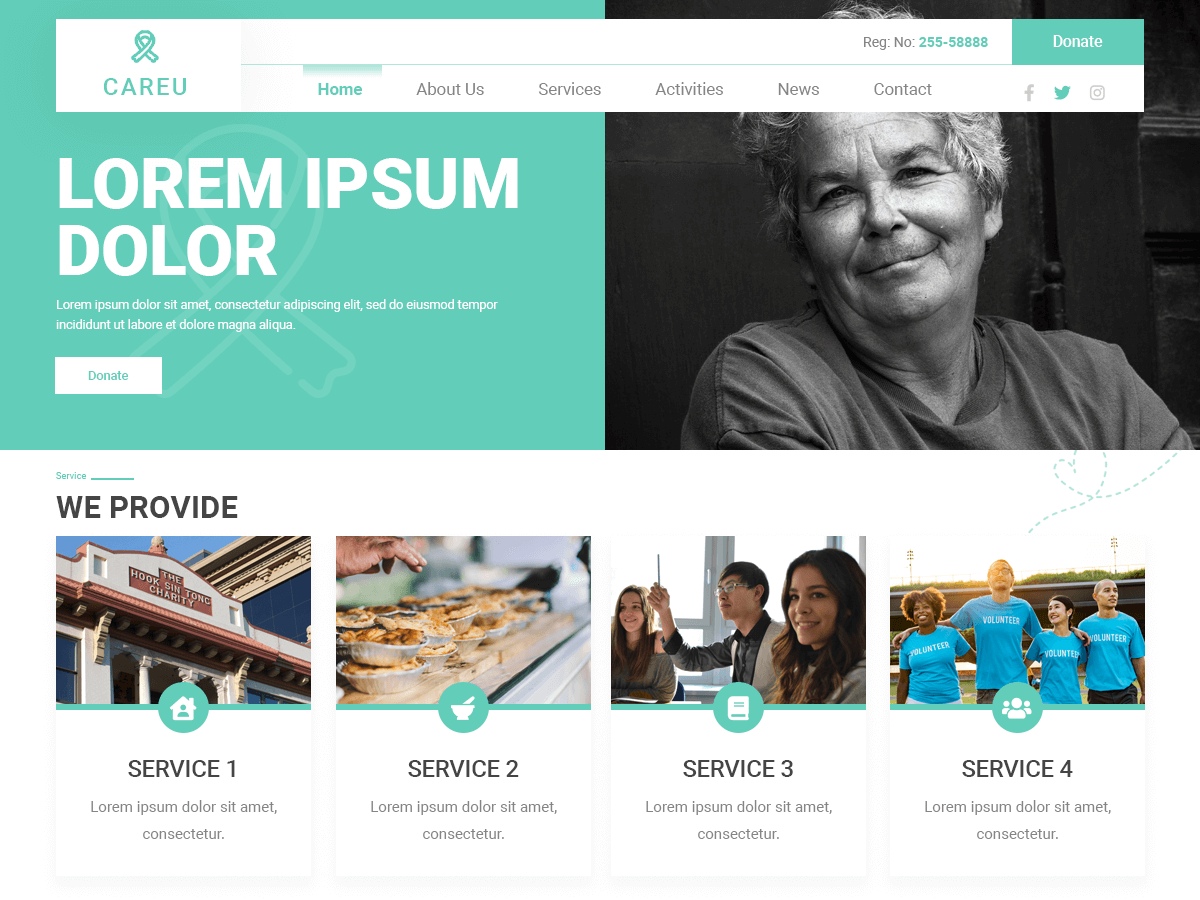 lz-charity-welfare theme websites examples