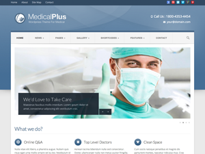 Medical Plus 1.05 WordPress theme, websites list used Medical Plus 1.05 theme Medical Plus 1.05 theme websites examples