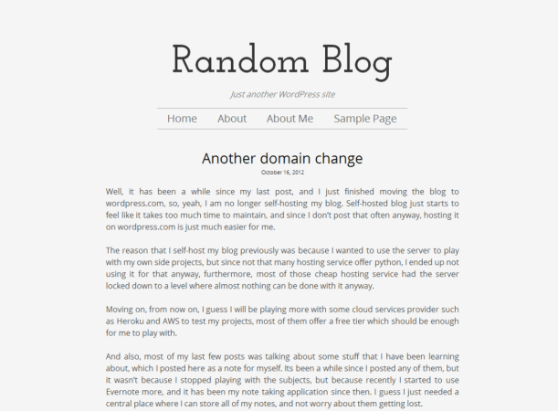 Mog website example screenshot