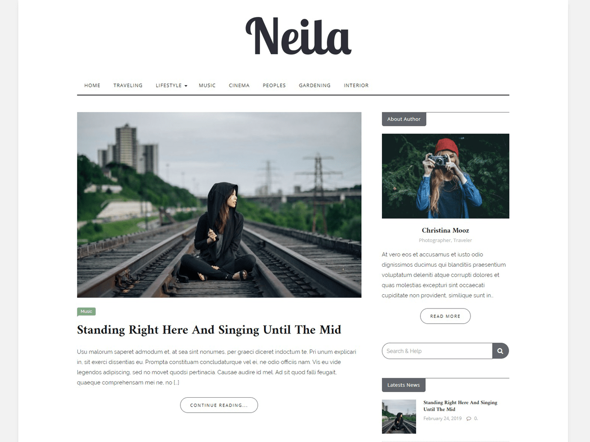neila theme websites examples