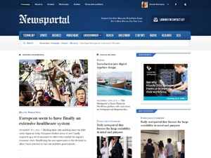 Newsportal theme websites examples