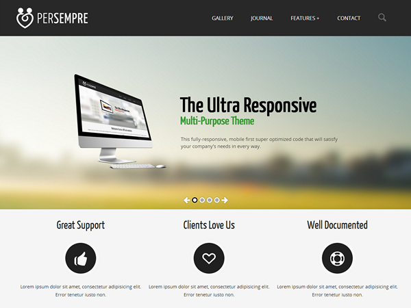 persempre theme websites examples