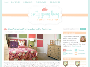 Pretty WordPress theme, websites list used Pretty theme Pretty theme websites examples