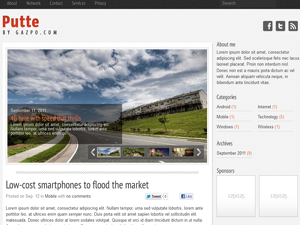 putte theme websites examples