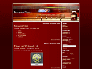 Red Train theme websites examples