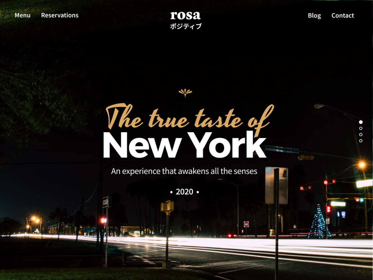 rosa2-lite theme websites examples