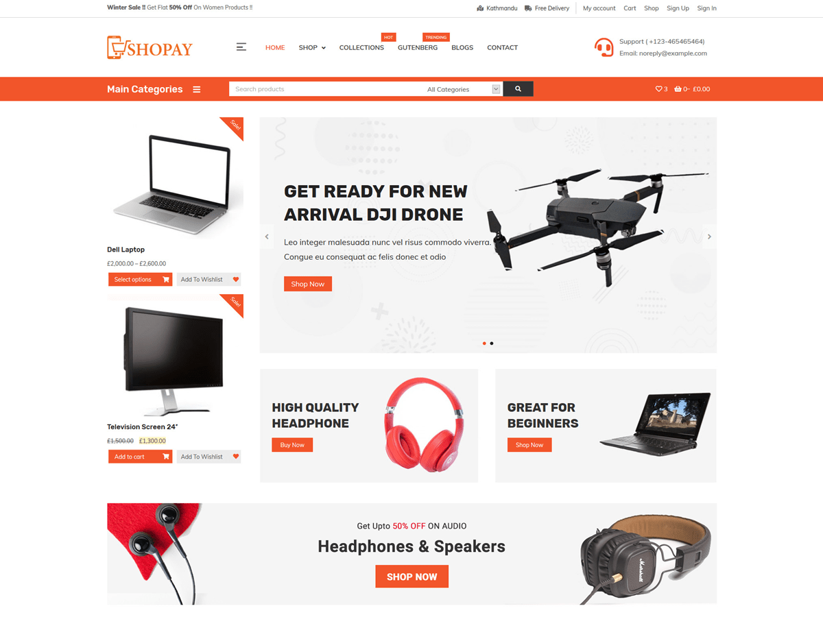 shopay theme websites examples